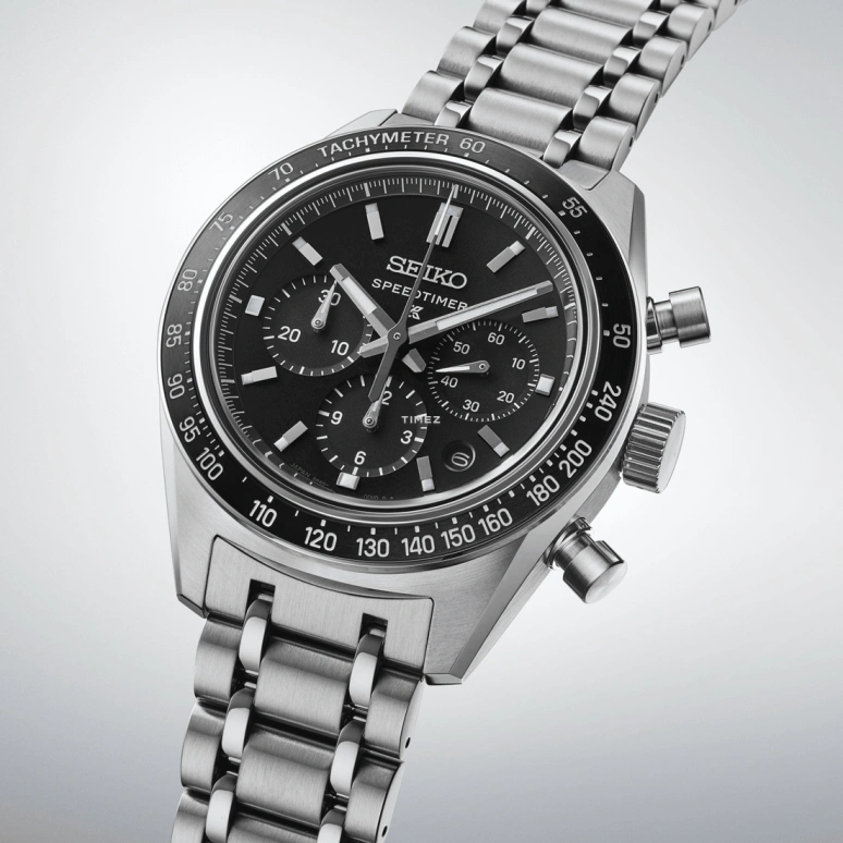 Seiko,Prospex 42mm,42mm,Stainless Steel,Black,Automatic,Chronograph,Day,SRQ055J1