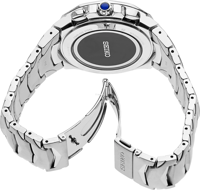 Seiko,Coutura 44.60mm,44.60mm,Stainless Steel,Blue,Quartz,Date,Day,Dule Time,Retrograde,In-house Caliber,Sapphire,Glass,SSG019P9
