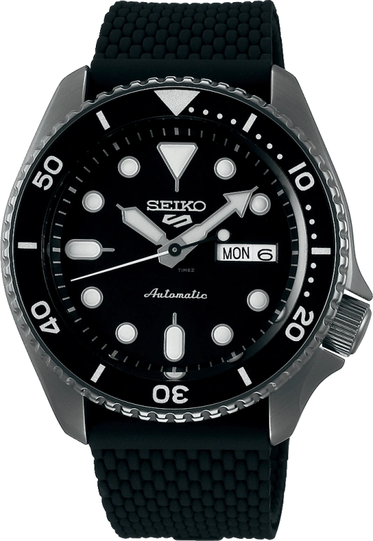 Seiko,5 Sports 42.50mm,42.50mm,Stainless Steel,Black,Automatic,Date,Day,Anti-magnetic,SRPD65K2