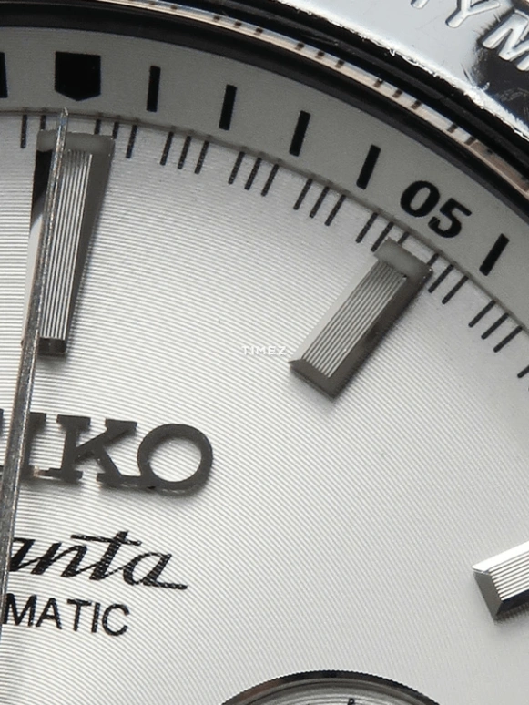 Seiko,Mechanical 43mm,43mm,Stainless Steel,White,Automatic,Chronograph,Day,SAEK009