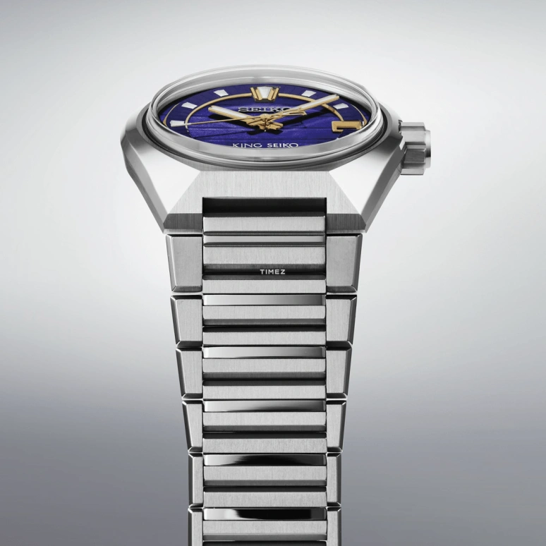 Seiko,King Seiko 41mm,41mm,Stainless Steel,Blue,Handwound,Day,Anti-magnetic,SDKV001