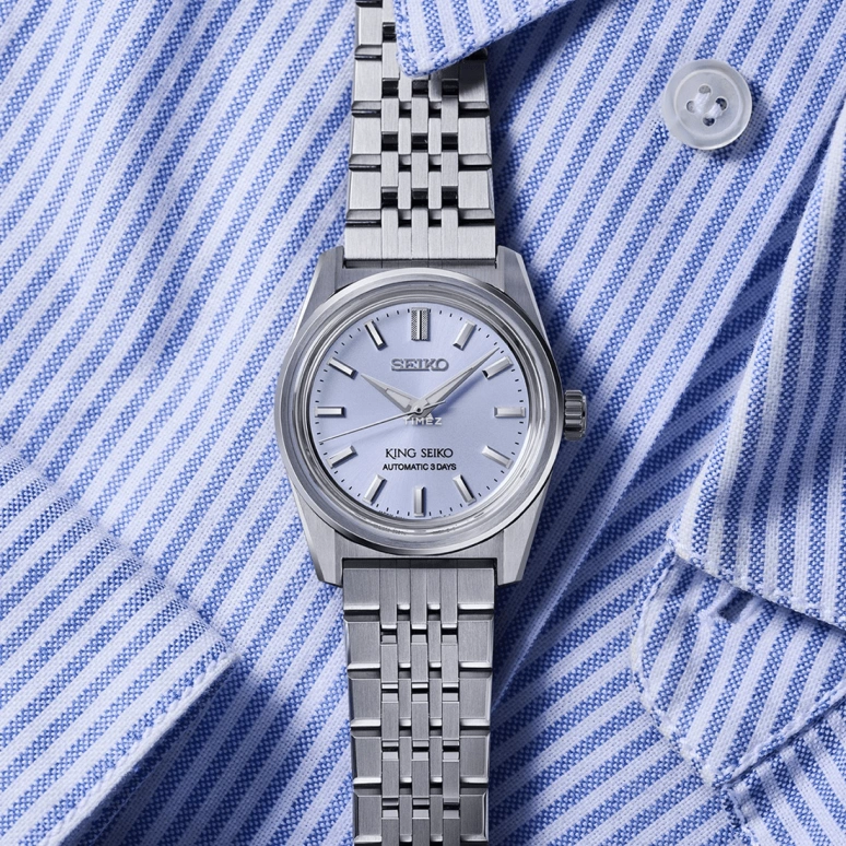 Seiko,King Seiko 36.10mm,36.10mm,Stainless Steel,Blue,Automatic,Anti-magnetic,72hours,SDKS027