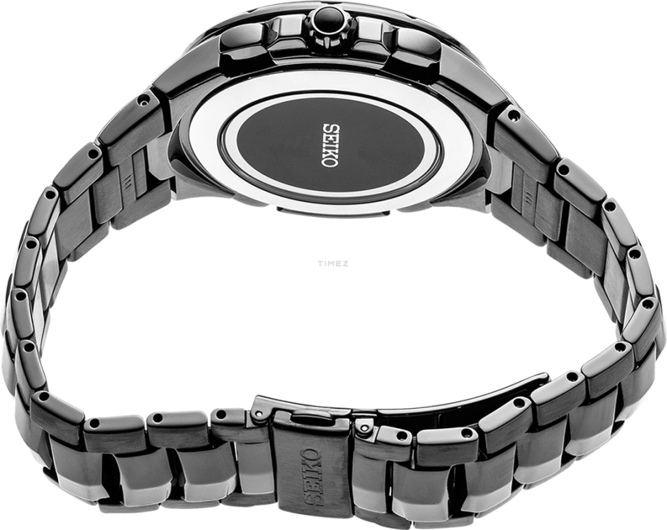 Seiko,Coutura 44.60mm,44.60mm,Stainless Steel,Black,Quartz,Chronograph,Day,World Time,UTC,In-house Caliber,Sapphire,Glass,SSG021P9