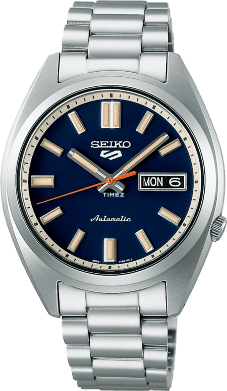 Seiko,5 Sports 37.40mm,37.40mm,Stainless Steel,Blue,Automatic,Date,Day,SRPK87