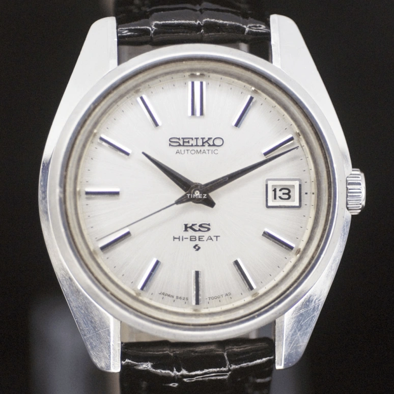 Seiko,King Seiko 37mm,37mm,Stainless Steel,Silver,Automatic,Day,In-house Caliber,5625,5625-7000