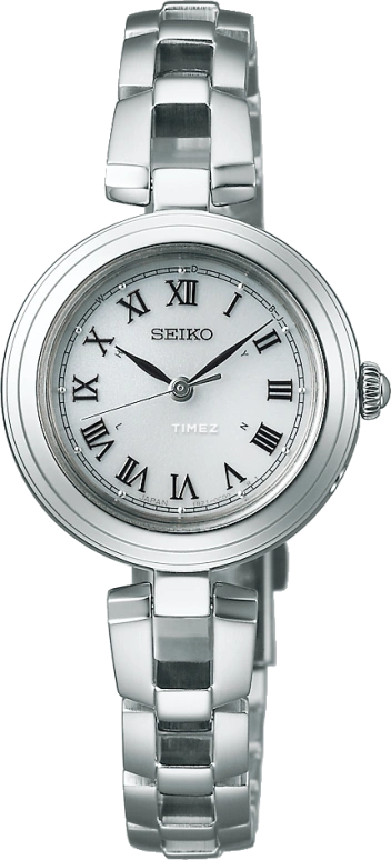 Seiko,women 25.20mm,25.20mm,Stainless Steel,White,Quartz,Anti-magnetic,Solar Charging,SWFH145