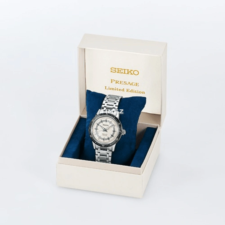 Seiko,Presage 39.50mm,39.50mm,Stainless Steel,White,Automatic,Day,Dule Time,Anti-magnetic,SARY235