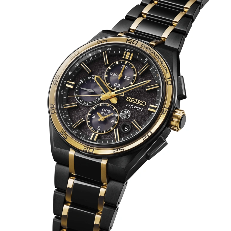 Seiko,Astron 44.10mm,44.10mm,Titanium,Black,Quartz,Chronograph,Perpetual Calendar,Date,Day,In-house Caliber,Sapphire,Crystal Glass,SBXC186