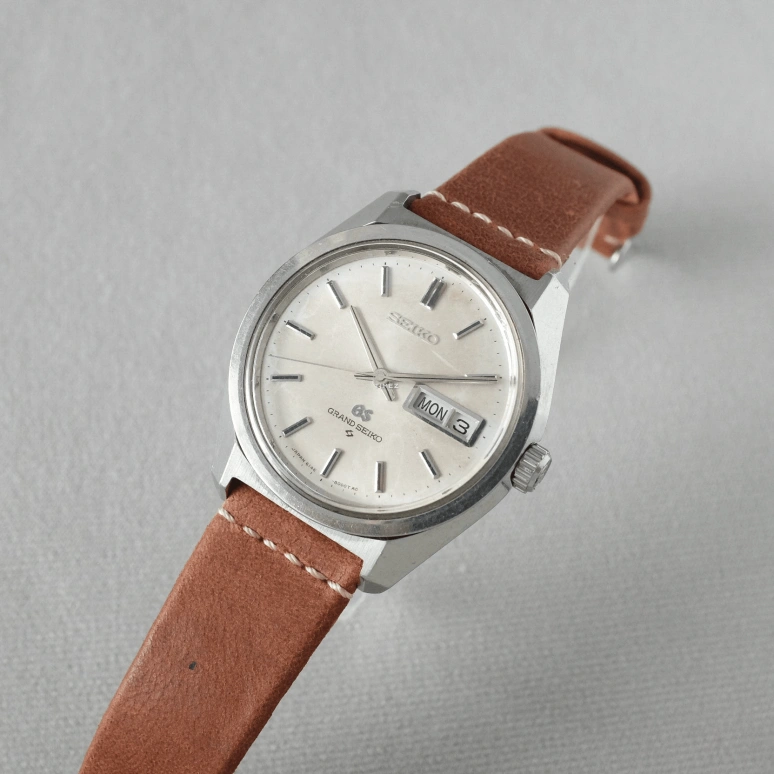 Seiko,Grand Seiko 36.50mm,36.50mm,Stainless Steel,White,Automatic,Date,Day,6146,6146-8000