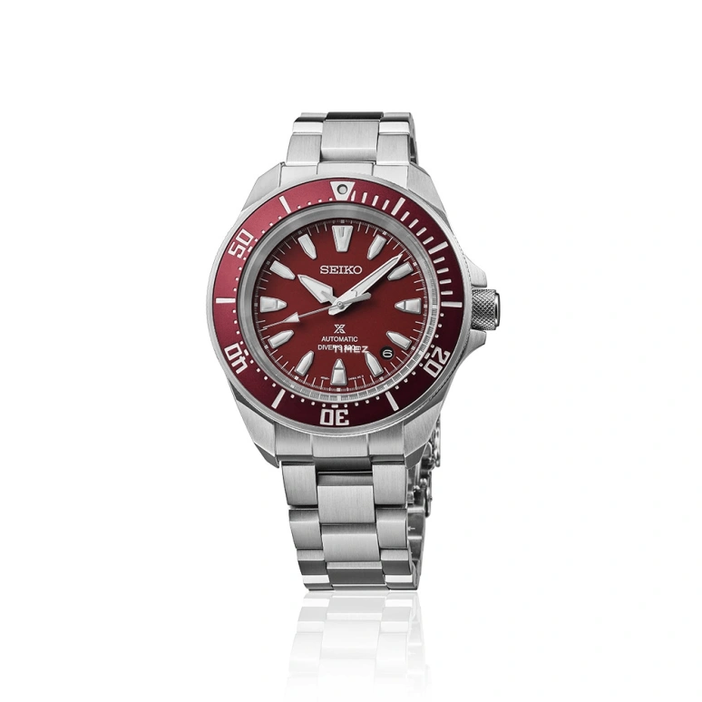 Seiko,Prospex 41.70mm,41.70mm,Stainless Steel,Wine Red,Automatic,Day,Anti-magnetic,SBDY129