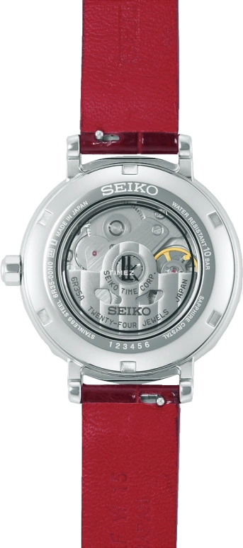 Seiko,Lukia 34.80mm,34.80mm,Stainless Steel,Red,Automatic,Day,70hours,SPB135J1