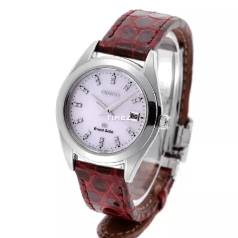 Grand Seiko,Grand Seiko 29mm,29mm,Stainless Steel,Pink,Quartz,Day,In-house Caliber,STGF095