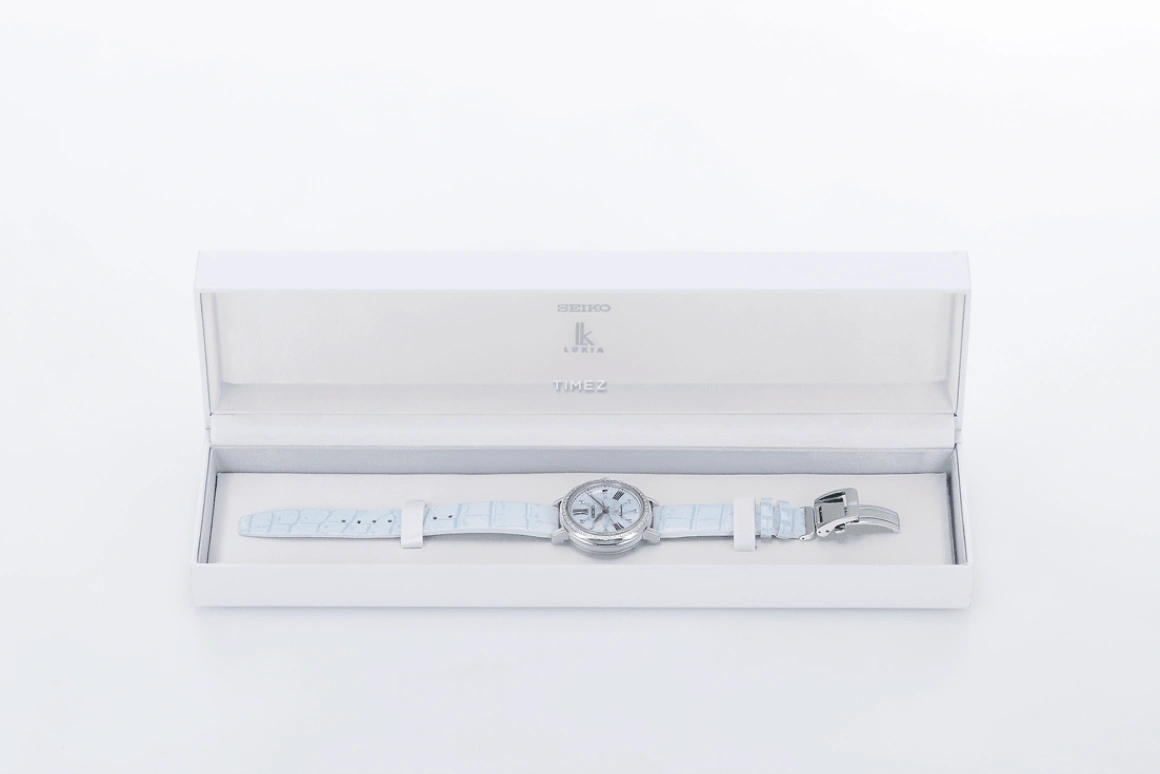 Seiko,Lukia 35.20mm,35.20mm,Stainless Steel,White,Blue,Automatic,Day,70hours,SPB141J1