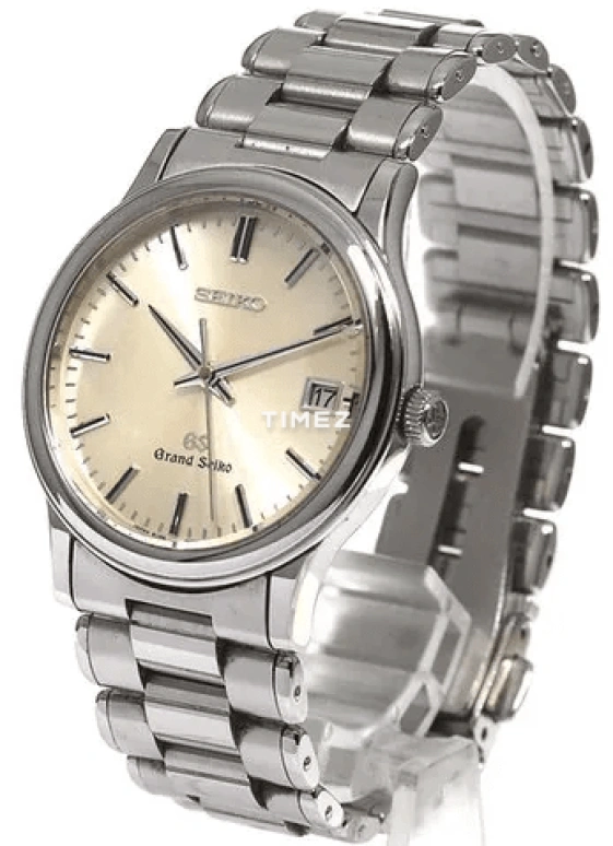 Seiko,Grand Seiko 34mm,34mm,Stainless Steel,Silver,Quartz,Day,In-house Caliber,SBGF013