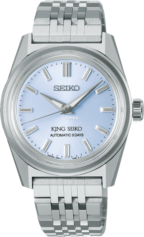 Seiko,King Seiko 36.10mm,36.10mm,Stainless Steel,Blue,Automatic,Anti-magnetic,72hours,SDKS027