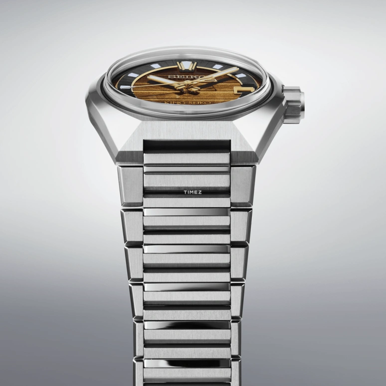 Seiko,King Seiko 41mm,41mm,Stainless Steel,Brown,Handwound,Day,Anti-magnetic,SLA089J1