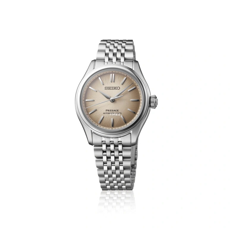 Seiko,Presage 36mm,36mm,Stainless Steel,Yellow Tan,Automatic,Anti-magnetic,72hours,SARX131