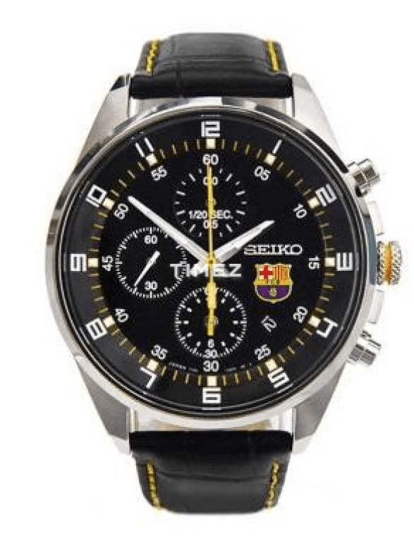 Seiko,Chronograph 43mm,43mm,Stainless Steel,Black,Quartz,Chronograph,Day,SNDD25J1