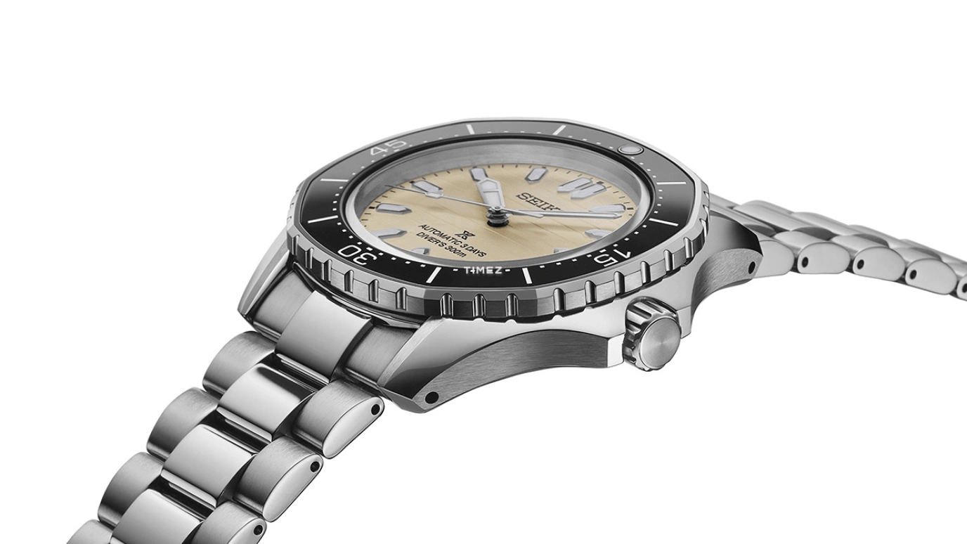Seiko,Prospex 41.30mm,41.30mm,Stainless Steel,Cream,Automatic,Day,72hours,SBDC201