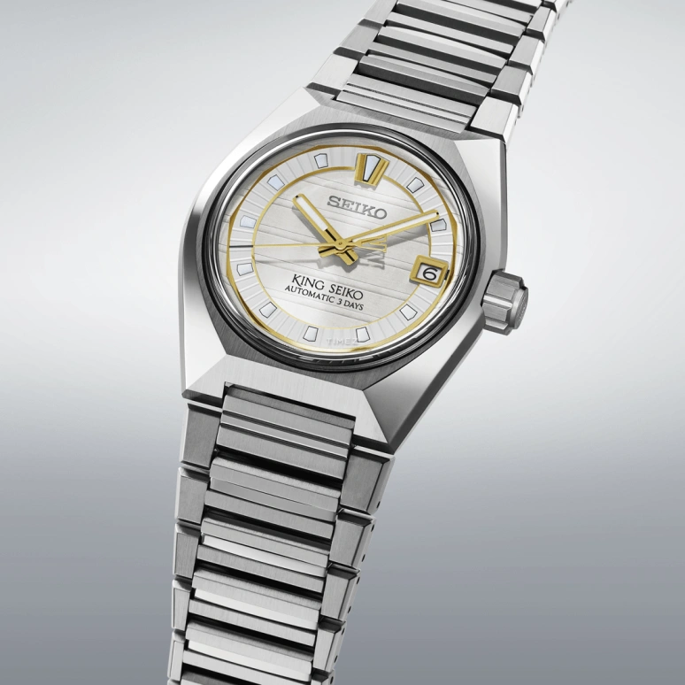 Seiko,King Seiko 41mm,41mm,Stainless Steel,Silver,Handwound,Day,Anti-magnetic,SLA087J1
