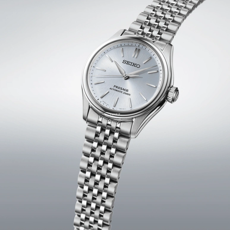 Seiko,Presage 36mm,36mm,Stainless Steel,Ice Blue,Automatic,Anti-magnetic,72hours,SARX129