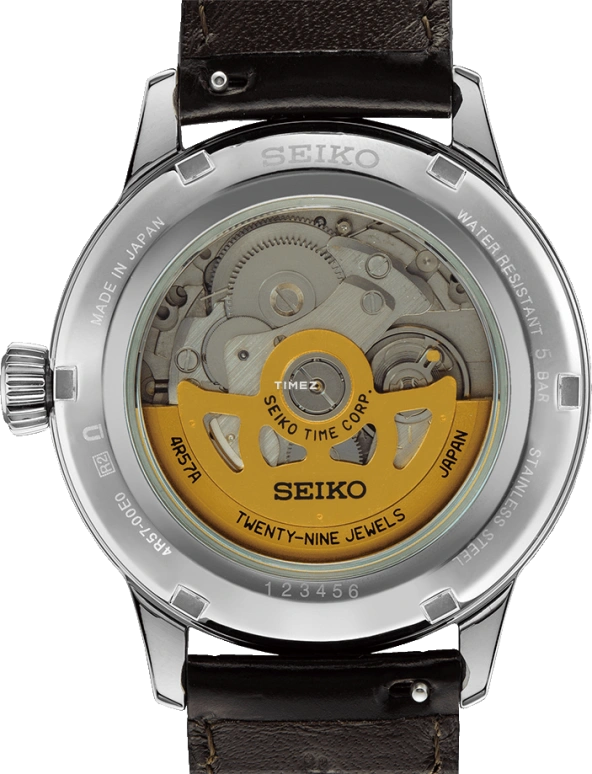 Seiko,Presage 40.50mm,40.50mm,Stainless Steel,Green,Automatic,Day,Power Reserve Indicator,SSA459J1