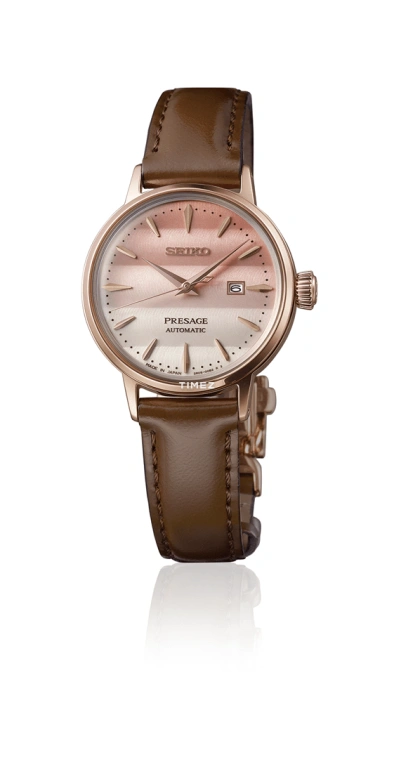 Seiko,Presage 30.30mm,30.30mm,Stainless Steel,Multi-Color,Gradient,Pink,Automatic,Day,Anti-magnetic,SRRW002