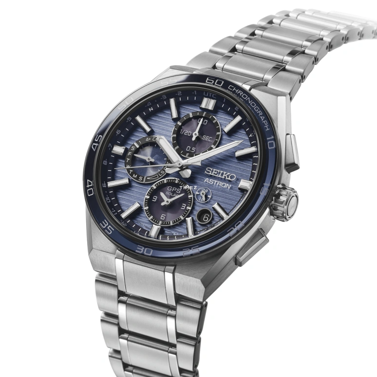 Seiko,Astron 44.10mm,44.10mm,Titanium,Blue,Black,Quartz,Chronograph,Perpetual Calendar,Date,Day,In-house Caliber,Sapphire,SBXC175
