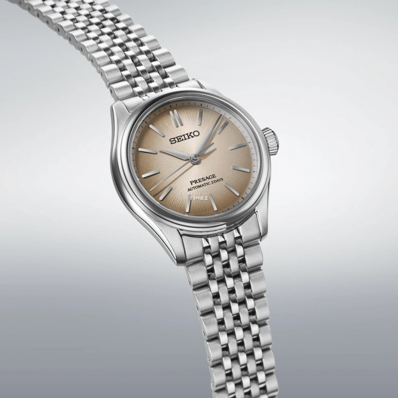 Seiko,Presage 36mm,36mm,Stainless Steel,Yellow Tan,Automatic,Anti-magnetic,72hours,SARX131
