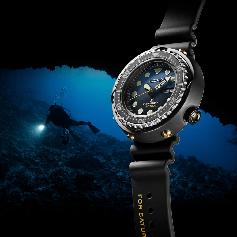 Seiko,Prospex 49.40mm,49.40mm,Ceramic,Titanium,Black,Blue,Quartz,Date,Day,Anti-magnetic,S23635J1