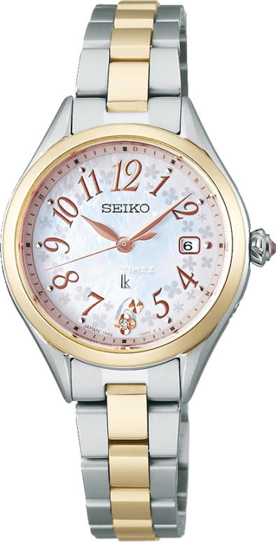 Seiko,Lukia 28mm,28mm,Titanium,Silver White,White,Quartz,Day,Anti-magnetic,SSQW092