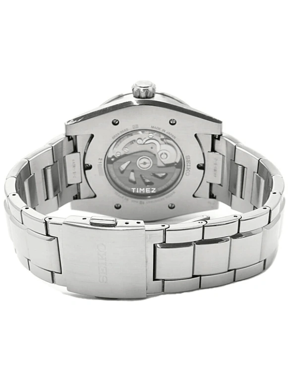 Seiko,Mechanical 46mm,46mm,Stainless Steel,Black,Automatic,Date,Day,Power Reserve Indicator,Retrograde,45hours,In-house Caliber,SAEC001