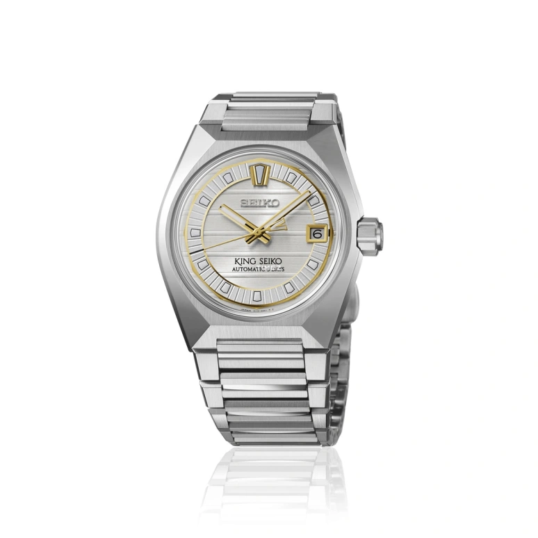 Seiko,King Seiko 41mm,41mm,Stainless Steel,Silver White,Handwound,Day,Anti-magnetic,SDKV005