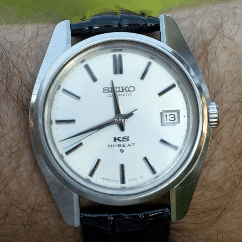 Seiko,King Seiko 37mm,37mm,Stainless Steel,Silver,Automatic,Day,In-house Caliber,5625,5625-7000