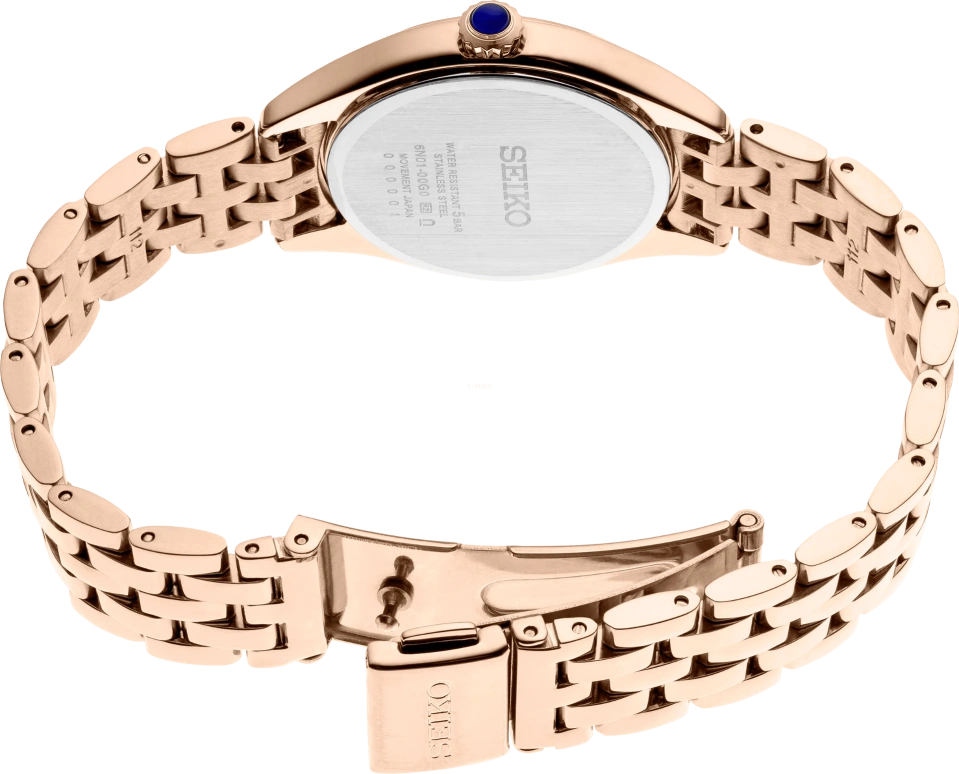 Seiko,women 29mm,29mm,Stainless Steel,White,Quartz,In-house Caliber,Round,SUR396