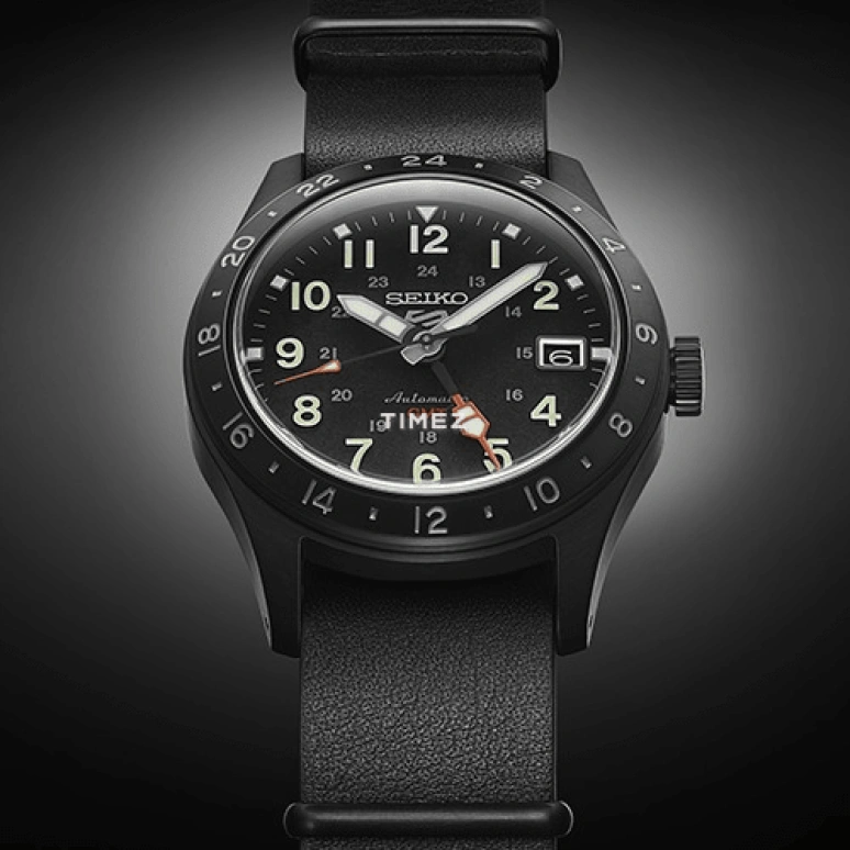 Seiko,5 Sports 39.40mm,39.40mm,Stainless Steel,Black,Automatic,Day,Dule Time,SBSC013
