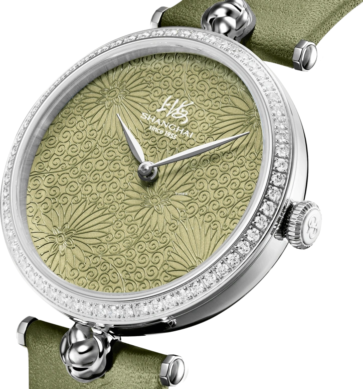 Shanghai,Moderne 36mm,36mm,Stainless Steel,Green,Automatic,42hours,In-house Caliber,22MT,22MT-Q-ST18-GRGY