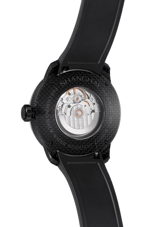 Shanghai,THE BUND 43.60mm,43.60mm,Carbon,Transparent,Blue,Automatic,40hours,In-house Caliber,22FB,22FB-F-F01-BLBK