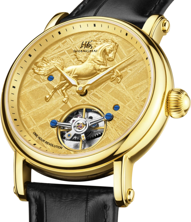Shanghai,THE BUND 41.50mm,41.50mm,Stainless Steel,Gold,Handwound,Tourbillon,62hours,S2003,S2003.5033.025.08