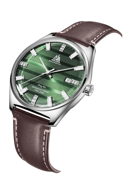 Shanghai,Originate 39mm,39mm,Stainless Steel,Green,Automatic,Day,Sapphire,23OR,23OR-70-ST21-GRST
