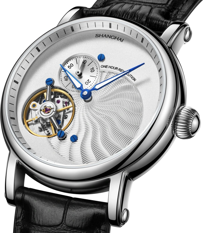 Shanghai,THE BUND 41.50mm,41.50mm,Stainless Steel,White,Handwound,62hours,In-house Caliber,23MT,23MT-P-K01-WHST