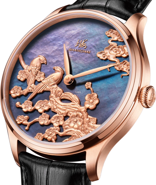 Shanghai,Artistic 40mm,40mm,Stainless Steel,Black,Automatic,42hours,Sapphire,Glass,S1001,S1001.1412.031.08
