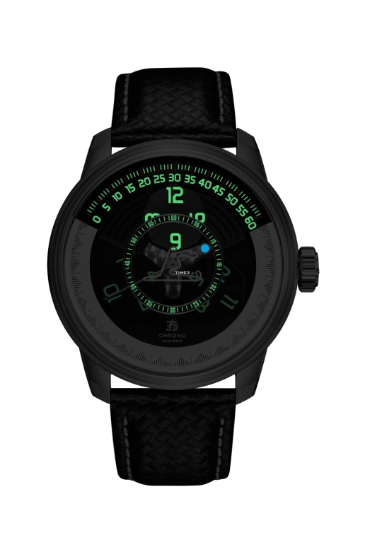 Shanghai,THE BUND 43.60mm,43.60mm,Stainless Steel,Stainless Steel,Black,Automatic,40hours,In-house Caliber,22FB,22FB-F-F01-BKBK