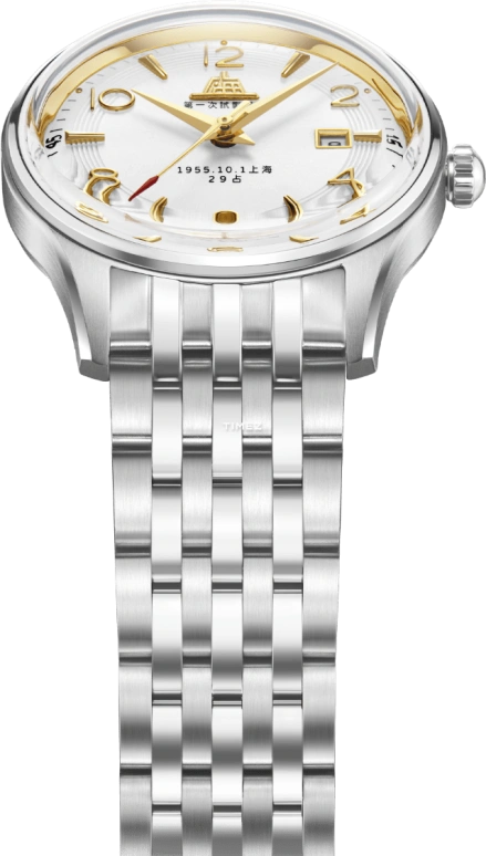 Shanghai,Other 31mm,31mm,Stainless Steel,White,Automatic,Day,38hours,S5002,S5002.1801.014.09