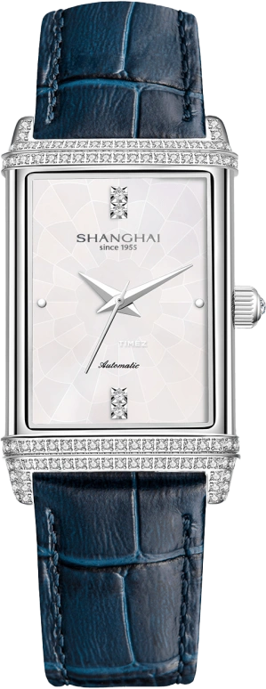 Shanghai,Moderne 25x41.20mm,25x41.20mm,Stainless Steel,Silver White,White,Automatic,36hours,In-house Caliber,22MT,22MT-A-SL70-WWBL-DD