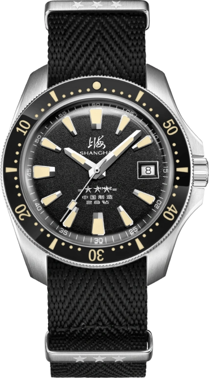 Shanghai,Originate 39mm,39mm,Stainless Steel,Ceramic,Black,Automatic,Day,42hours,S5200,S5200.1802.014.08