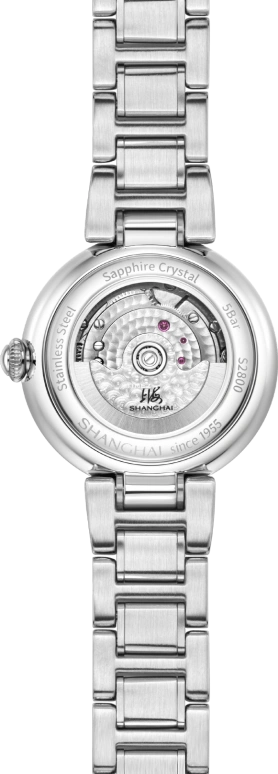 Shanghai,Moderne 29mm,29mm,Stainless Steel,Silver,Automatic,Day,38hours,S2800,S2800.1801.064.00