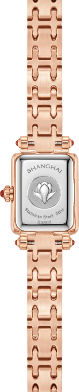 Shanghai,Moderne 18x22mm,18x22mm,Stainless Steel,Silver White,Quartz,In-house Caliber,Sapphire,Glass,S2602,S2602.0011.105.19