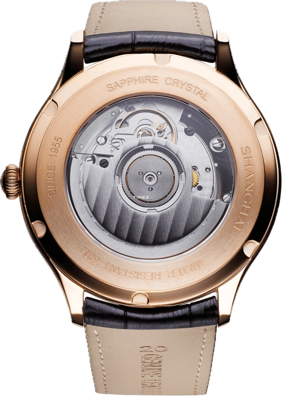 Shanghai,Artistic 40mm,40mm,Stainless Steel,Stainless Steel,Black,Gold,Automatic,Sapphire,Yellow Gold,21AT,21AT-Y-SW30-BKGD