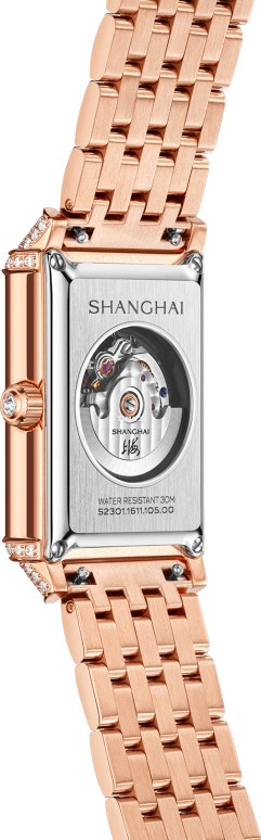 上海,摩登 25x41.20毫米,25x41.20毫米,精鋼,銀色,自動上弦,36小時,自製機芯,S2301,S2301.1611.105.00